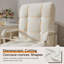 Chaise de bureau à domicile, chaise de bureau d'ordinateur pivotante avec roulettes et accoudoirs, hauteur réglable et inclinable-1153769884