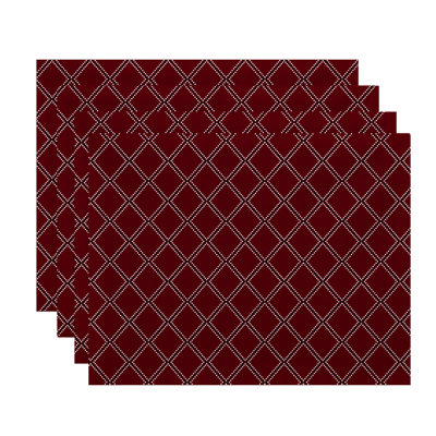 Holiday Wishes 4 Piece Placemat Set