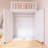 Solid Wood Frame Twin-Twin over Full L-Shaped Bunk Bed With 3 Drawers, Portable Desk and Wardrobe-101331793