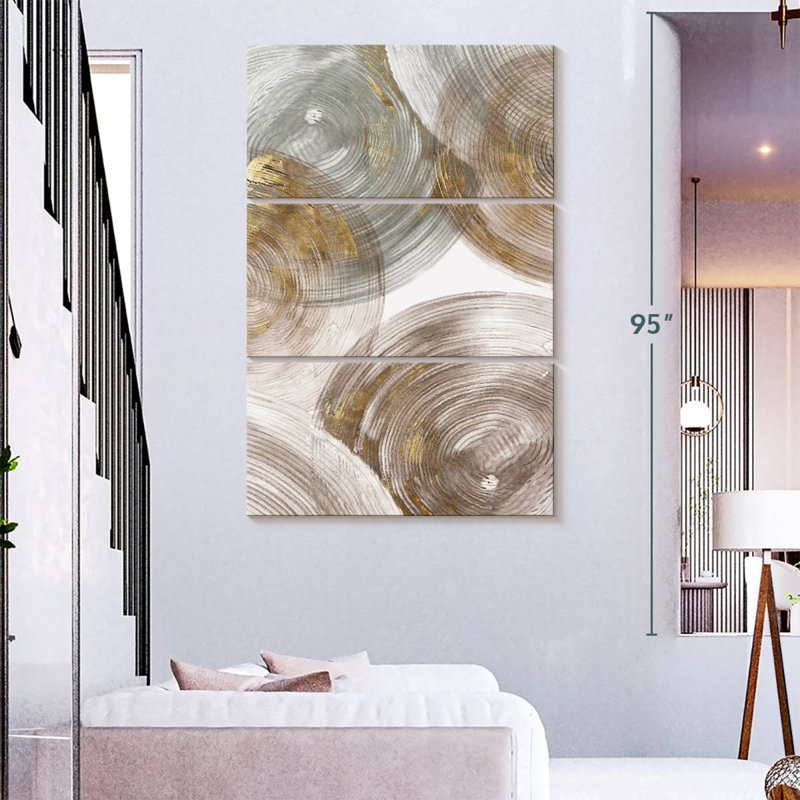 Avery Spiral Rings II, 74" H x 48" W