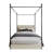 Jamerson Upholstered 4 Drawers Metal Storage Canopy Bed-595449070