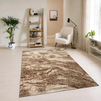 Abstract Flatweave Area Rug