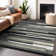 Premium Machine Washable Prisco Black Rug