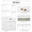Engineered Wood Freestanding Bathroom Cabinet