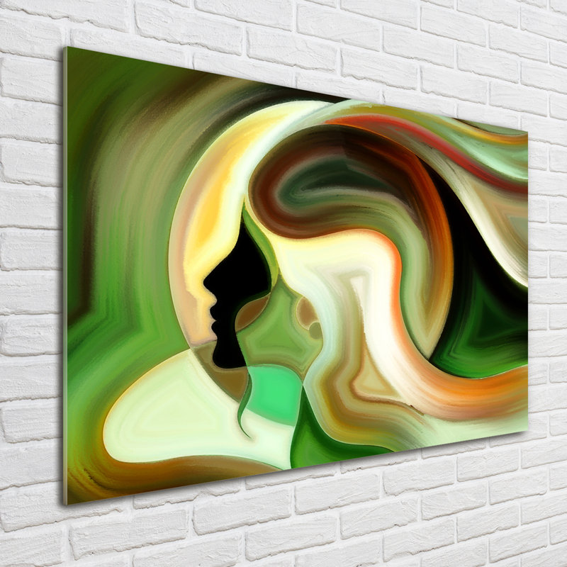 Abstraction - No Frame Print on Glass
