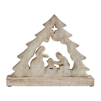 Figurine crèche en bois