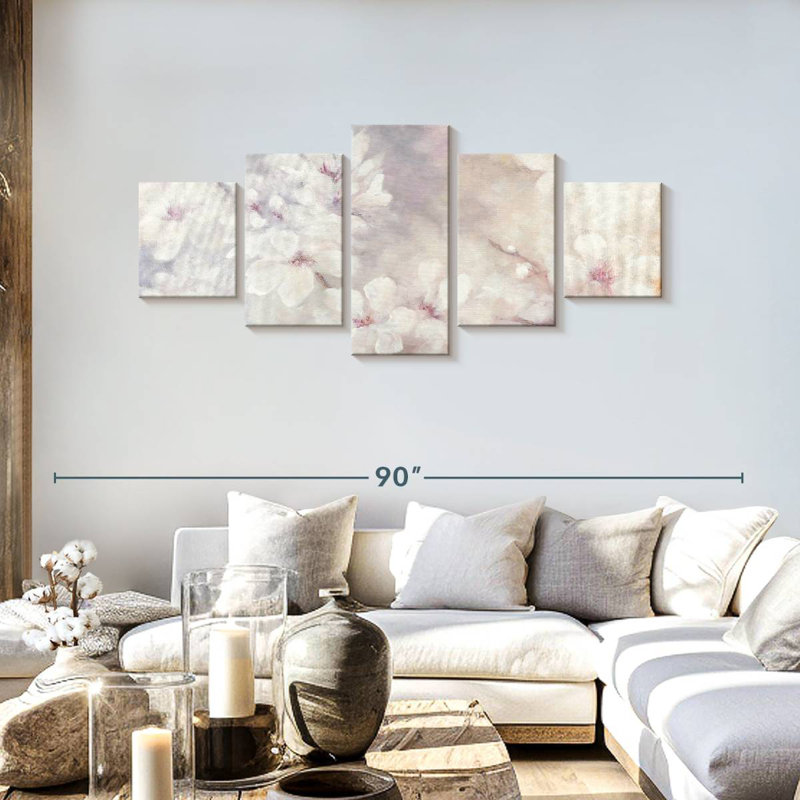 Cherry Blossoms, 30" H x 68" W