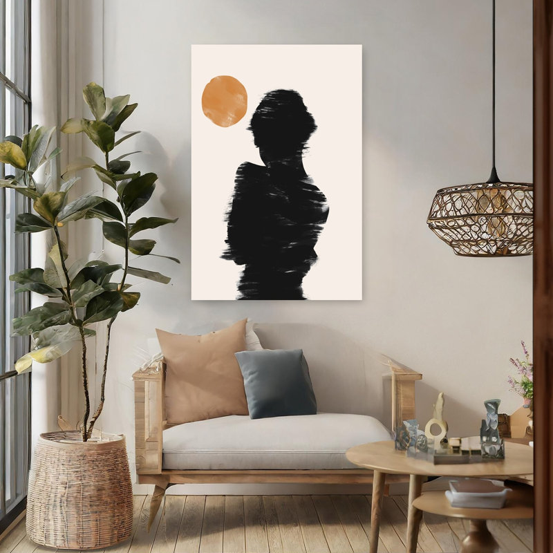 Art contemporain, art contemporain abstrait, H 48 po x l 32 po