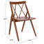 Chaises de salle à manger en bois massif Gayle