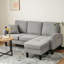 3 Seater Linen Sofa-1310563585