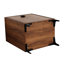 Meuble-lavabo de 24 po avec lavabo supérieur Karum, armoire de rangement moderne avec 2 portes à fermeture douce, meuble-lavabo simple
