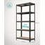 90 cm W Steel Adjustable Height Shelving Unit-366118308