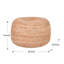 Pouf rond Hancock