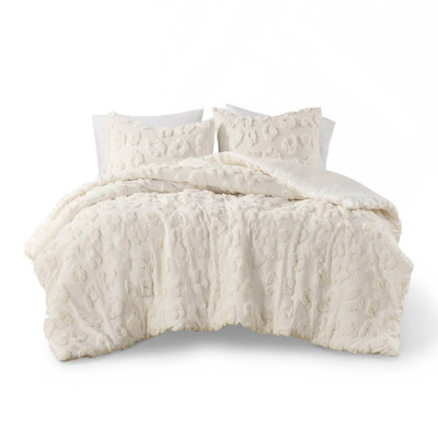 Animal Chenille Duvet Cover Set For King/Cal King, Soft Textured Design And OEKO-TEX Certified