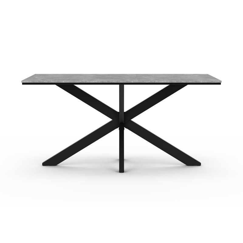 Rectangular 160Cm L x 90Cm W Dining Table, Grey