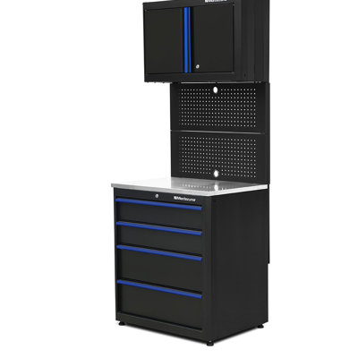 2 Piece Steel Garage Organization Cabinet