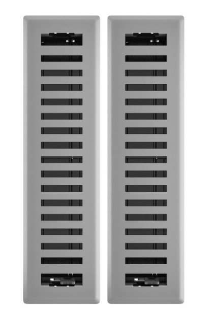 Registre de plancher Imperial Montezuma, Granit gris, L 2,25 po x L 12 po