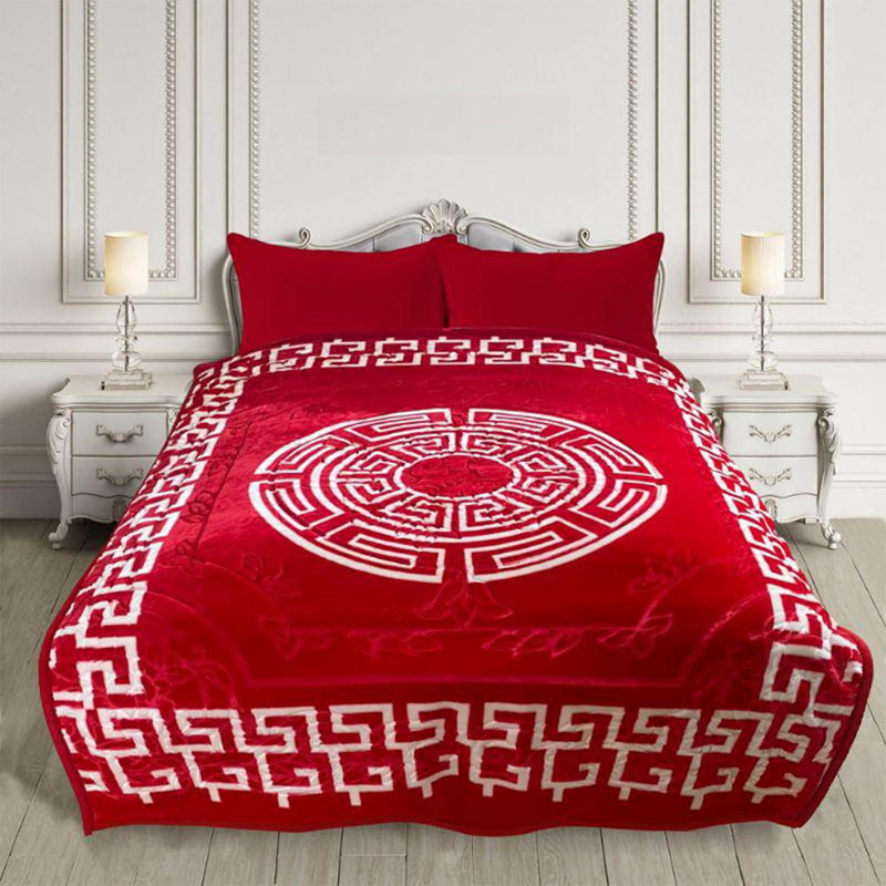 Blanket or Throw, Red, 150cm W x 200cm L