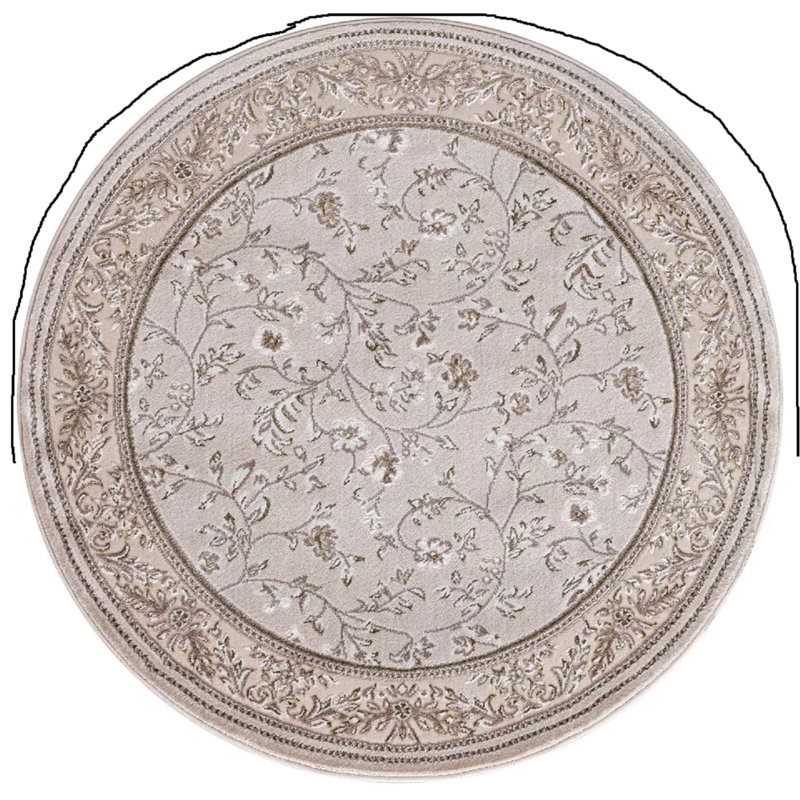 Oriental Area Rug, Round 120 cm