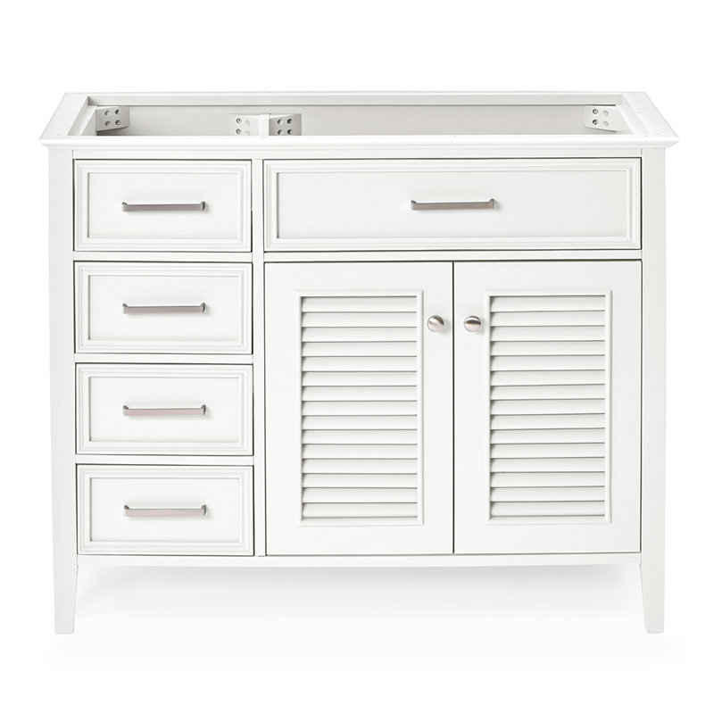 Ferree 42'' Single Bathroom Vanity Base Only, White