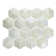 Aurora Glossy 3" x 3" Glass Hexagonal Mosaic Tile