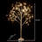 4' Snowy Artificial Lighted Birch Tree
