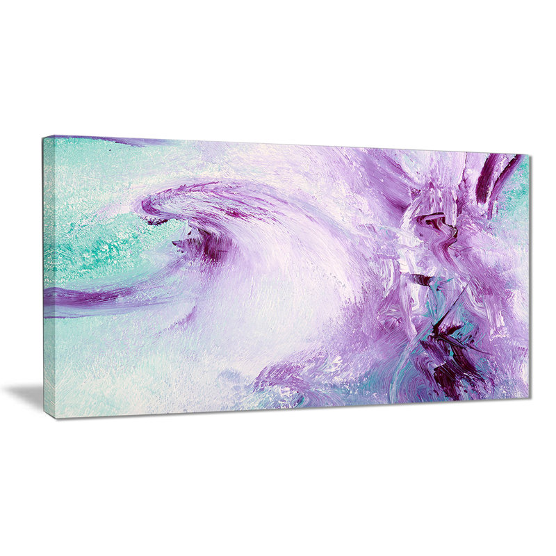 Couleurs profondes - reproduction d'art sur toile abstraite, H 20 po x l 40 po