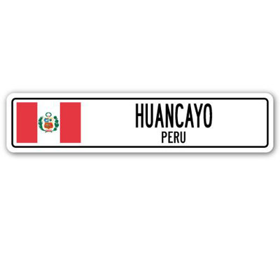 Panneau de signalisation en aluminium Huancayo, Pérou