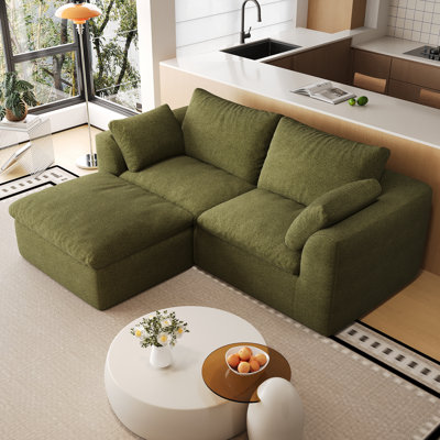 Canapé modulaire modulaire avec méridienne simple