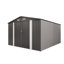 10x12ft Outdoor Storage Shed With Double Door And Vent Windows, Multi - Purpose For Backyard Poolside Large Metal Garden American Design Patio Organization