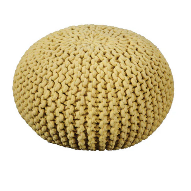 Moro POUF, Coton jaune