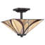 Rockton Glass Semi Flush Mount