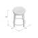 Tabouret de coiffeuse pivotant avec siège en bois 802 Misha