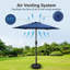 Parasol de table pour l'extérieur avec bouton-poussoir-307562851-307562855