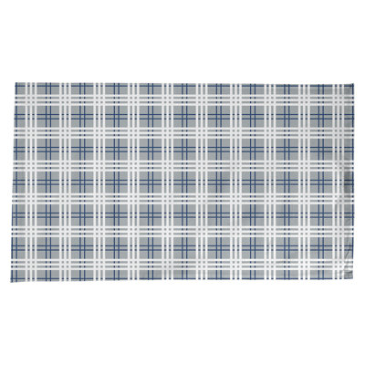 Plaid Cotton Blend Tablecloth