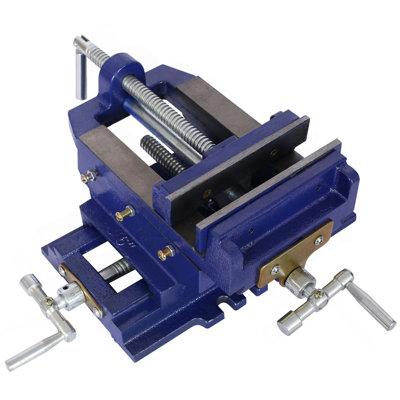 Cross Slide Vise, Drill Press Vise 6Inch,Drill Press Metal Milling 2 Way X-Y ,Benchtop Wood Working Clamp Machine