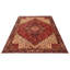 Tapis rouge en laine des années 1990 7 pi 8 po x 10 pi 10 po Kascha