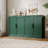 Modern 62" 4-Door Sideboard Storage Cabinet with Adjustable Shelves-791343160-792003620
