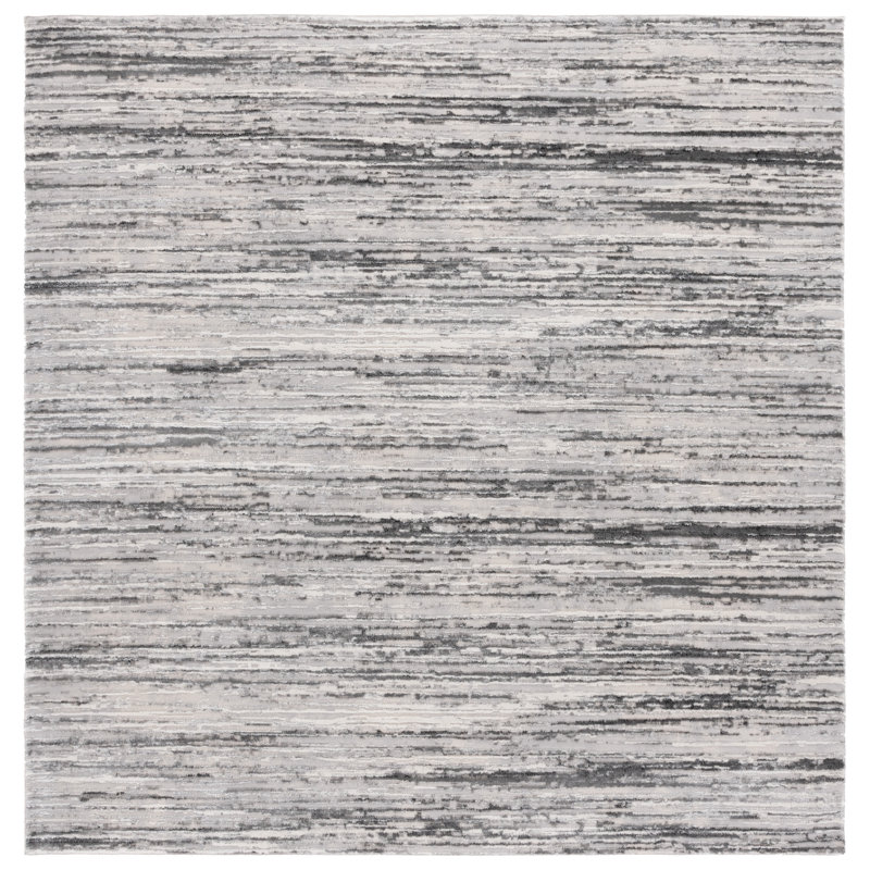 Oaksmeade Performance Abstract Rug, Square 6'7"