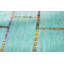 Tapis bleu tissé à la main Cedartown-24551982