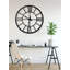 Horloge murale ronde en métal-483632282