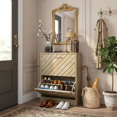 8 Pair Shoe Storage Cabinet