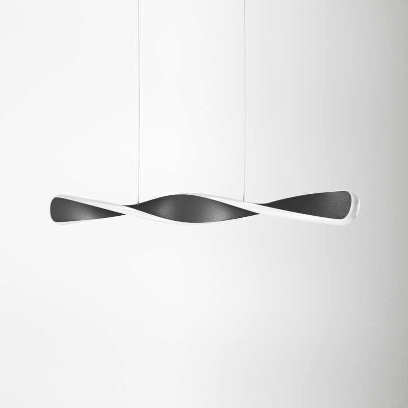 Kai 1 - Light Black/White LED Unique/Statement Pendant