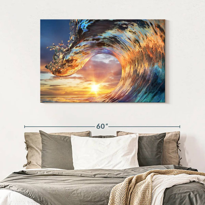 Senne Sunset Wave, 32" H x 48" W