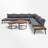 Acacia 6 - Person Modular Patio Conversation Set with Cushions-1028064281