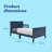 Bailey Toddler Bed with Guardrails-118101059