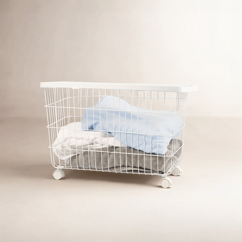 Laundry Basket, White