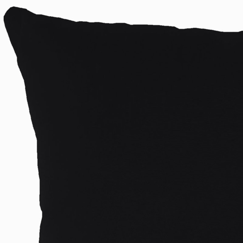 Sunbrella Outdoor Throw Pillow, Canvas Black Sunbrella®