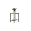 Ensemble de table rustique 3 pièces Table basse 1 table de bout 2 tables de bout style minimaliste-1937324313