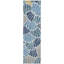 Tapis floral intérieur / extérieur lavable à la machine Chantille ACN2384-1510051677